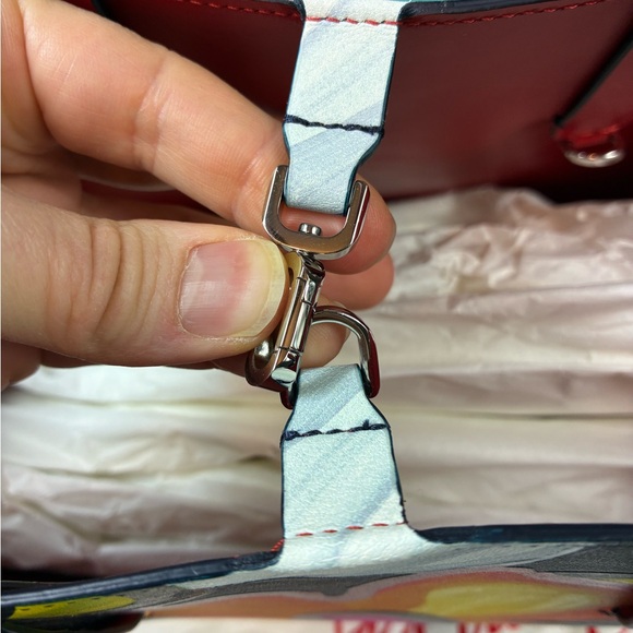 Christian Louboutin Silver Multi Floral Cabata Tote Bag - NWT Retail $1790 - Picture 11 of 15